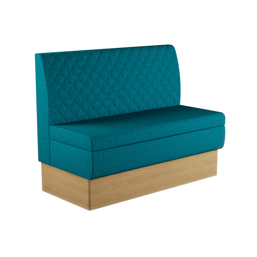 Quilted Straight Booth Seat - 1200mm Medium Unit