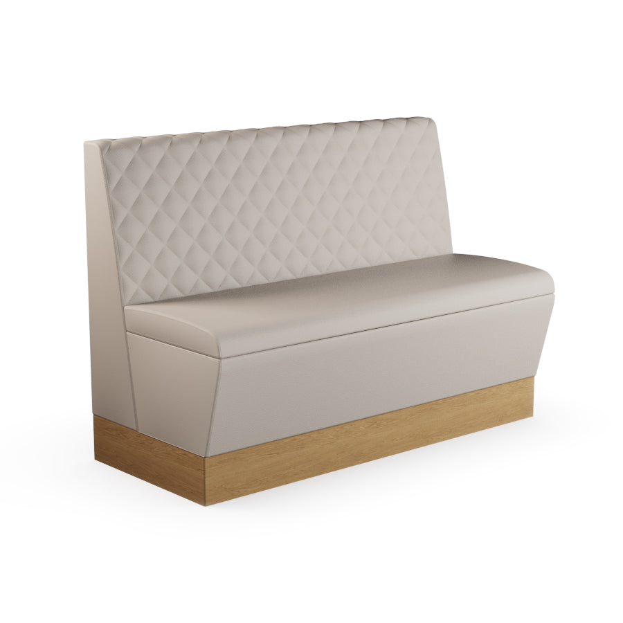 Quilted Straight Booth Seat - 1200mm Medium Unit