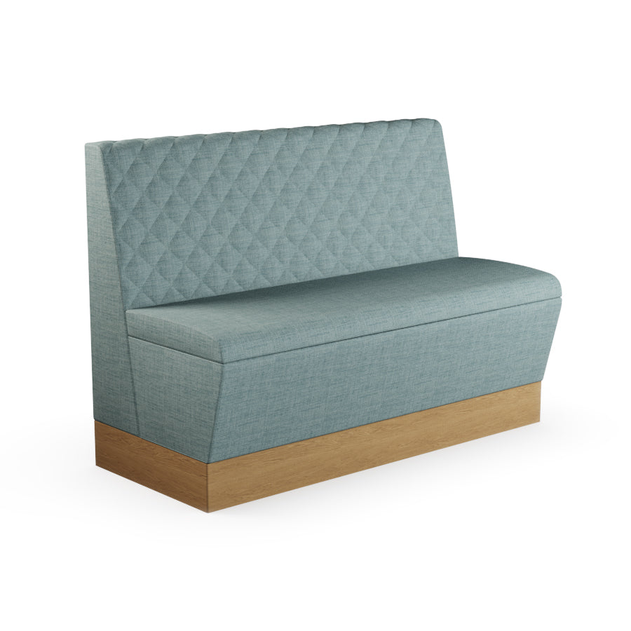 Quilted Straight Booth Seat - 1200mm Medium Unit