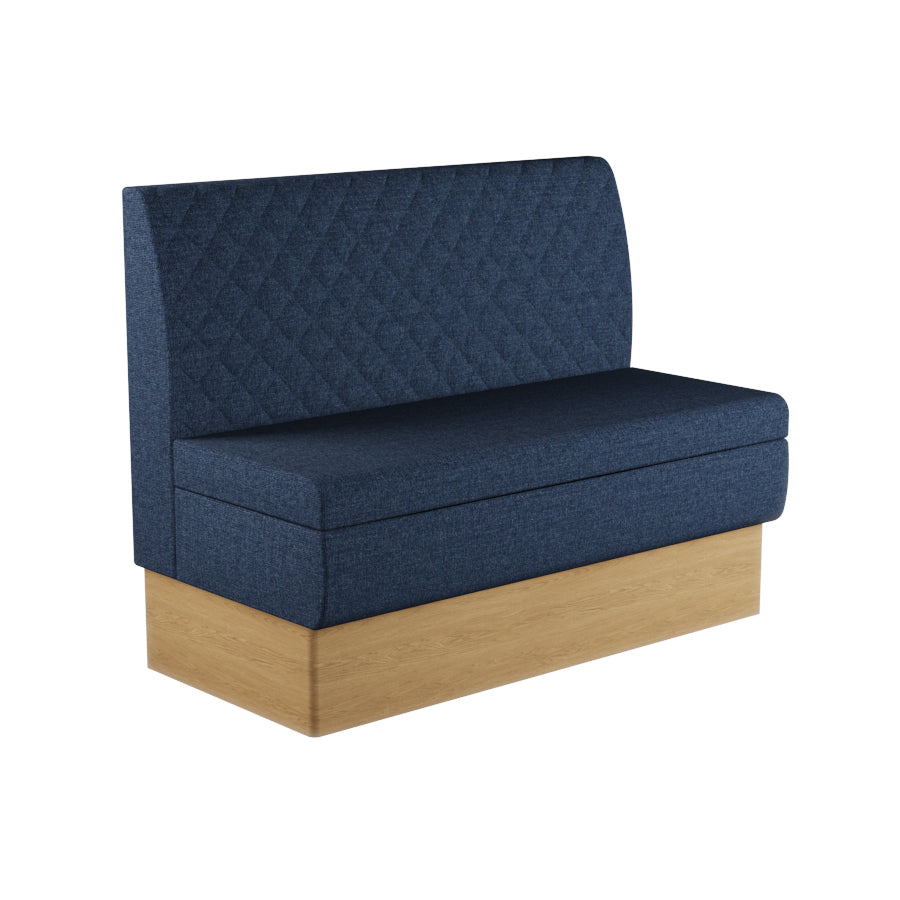 Quilted Straight Booth Seat - 1200mm Medium Unit