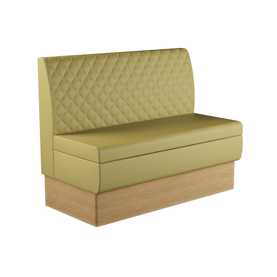 Quilted Straight Booth Seat - 1200mm Medium Unit