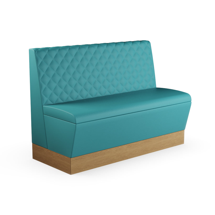 Quilted Straight Booth Seat - 1200mm Medium Unit