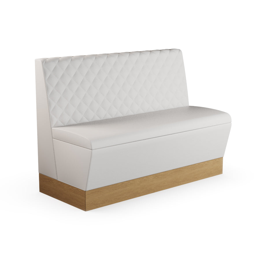 Quilted Straight Booth Seat - 1200mm Medium Unit