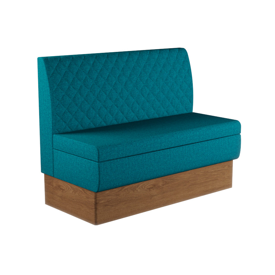 Quilted Straight Booth Seat - 1200mm Medium Unit