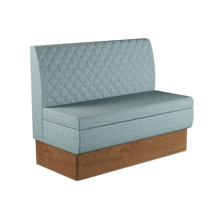 Quilted Straight Booth Seat - 1200mm Medium Unit