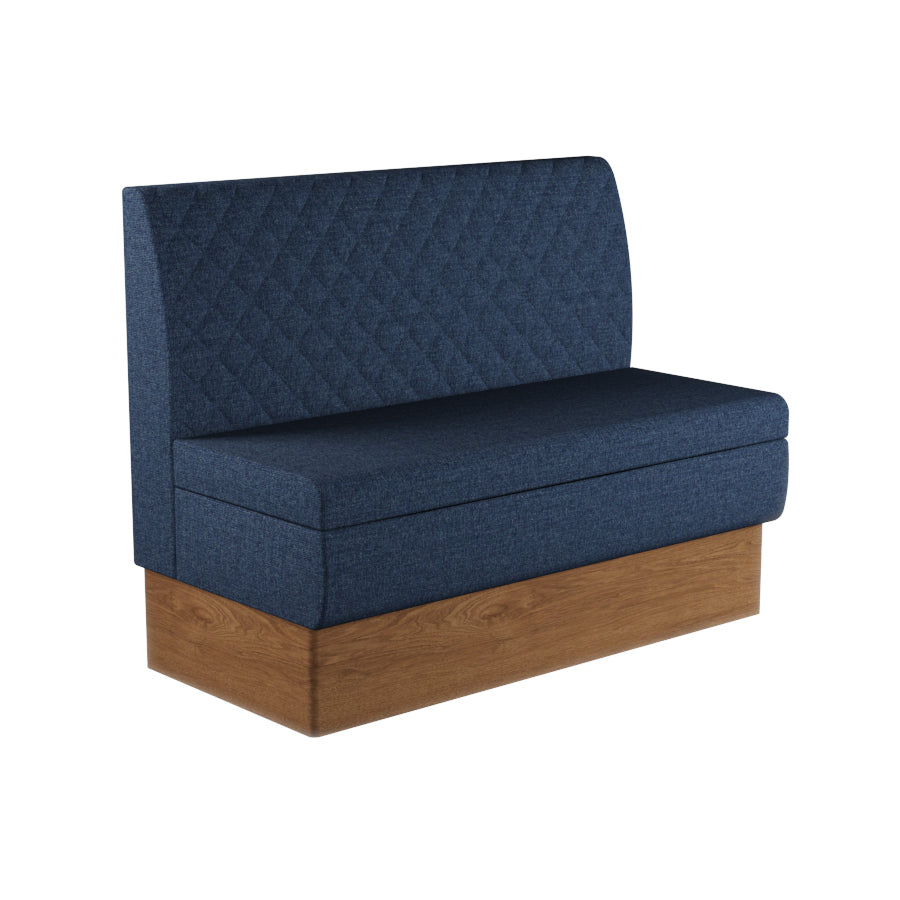 Quilted Straight Booth Seat - 1200mm Medium Unit