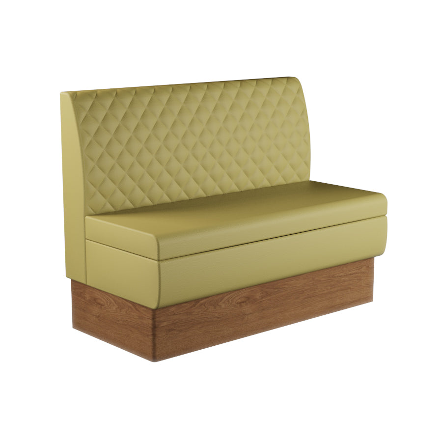 Quilted Straight Booth Seat - 1200mm Medium Unit