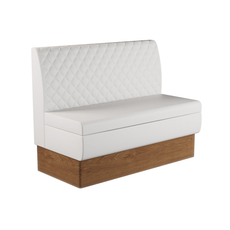 Quilted Straight Booth Seat - 1200mm Medium Unit