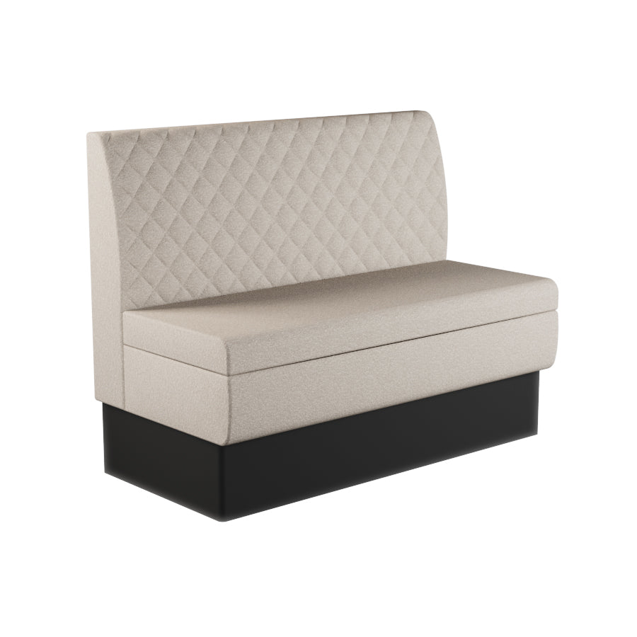 Quilted Straight Booth Seat - 1200mm Medium Unit