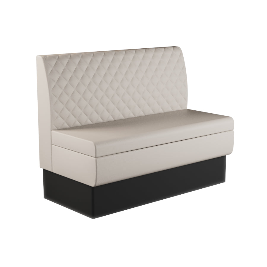 Quilted Straight Booth Seat - 1200mm Medium Unit