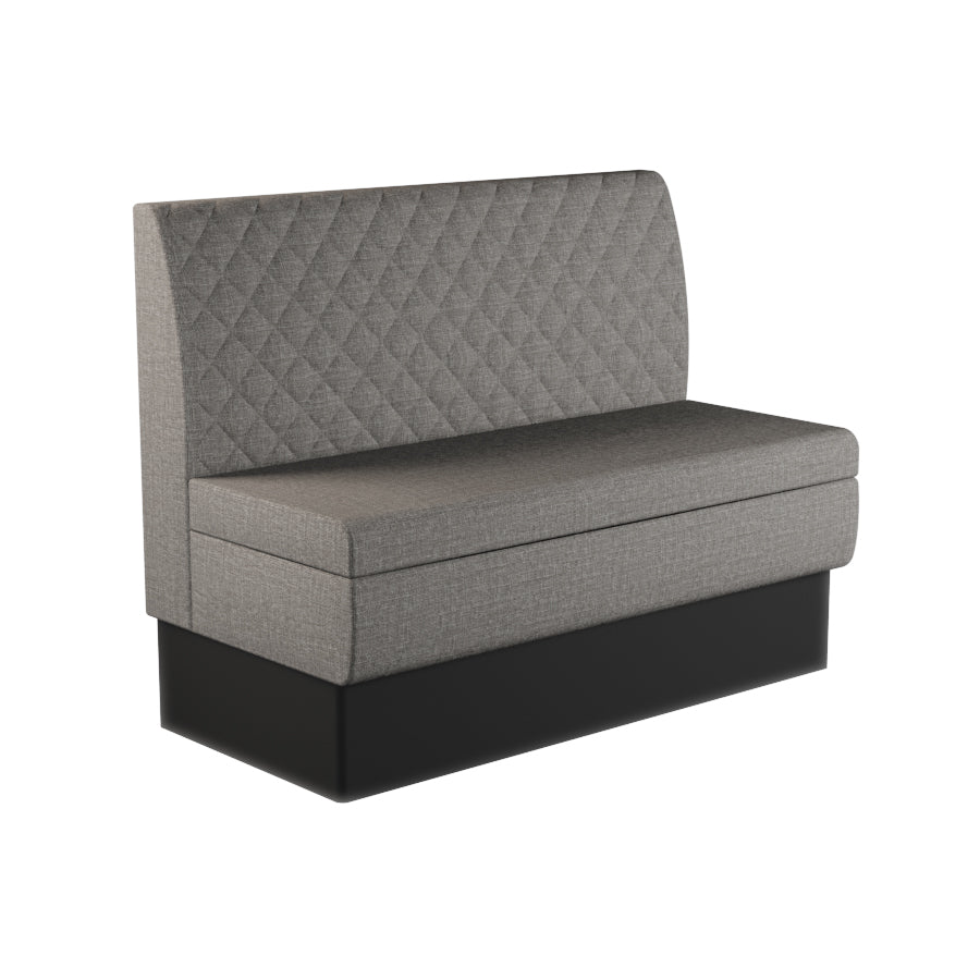 Quilted Straight Booth Seat - 1200mm Medium Unit