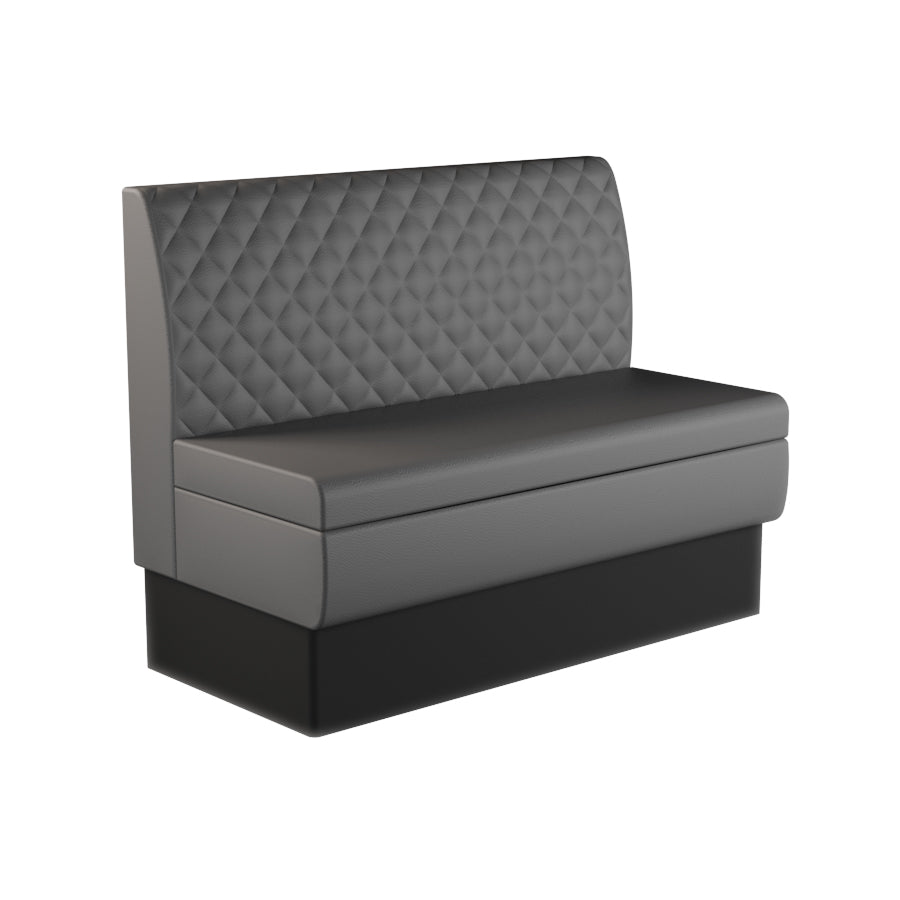Quilted Straight Booth Seat - 1200mm Medium Unit