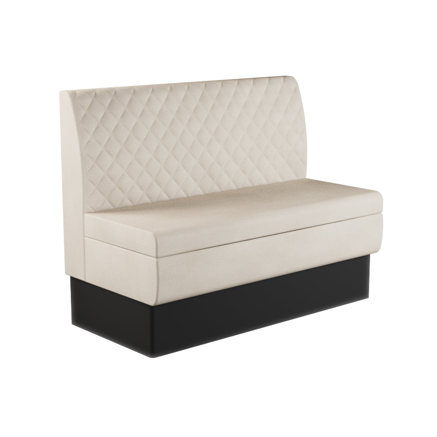 Quilted Straight Booth Seat - 1200mm Medium Unit