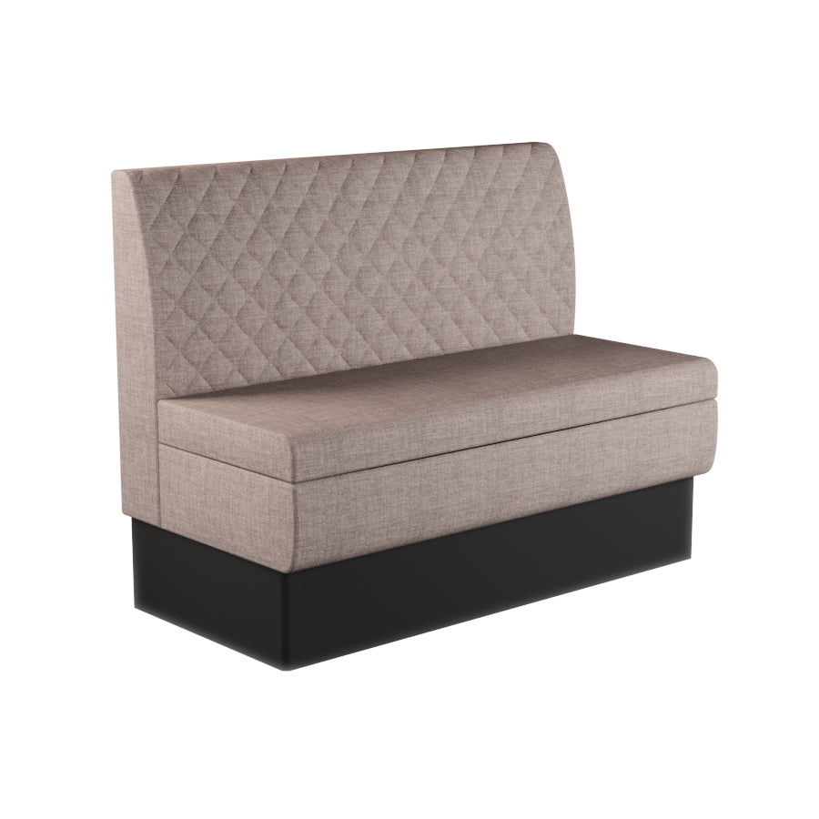 Quilted Straight Booth Seat - 1200mm Medium Unit