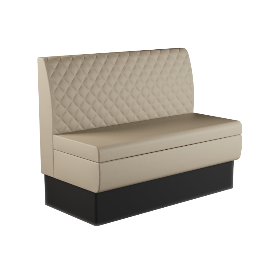 Quilted Straight Booth Seat - 1200mm Medium Unit