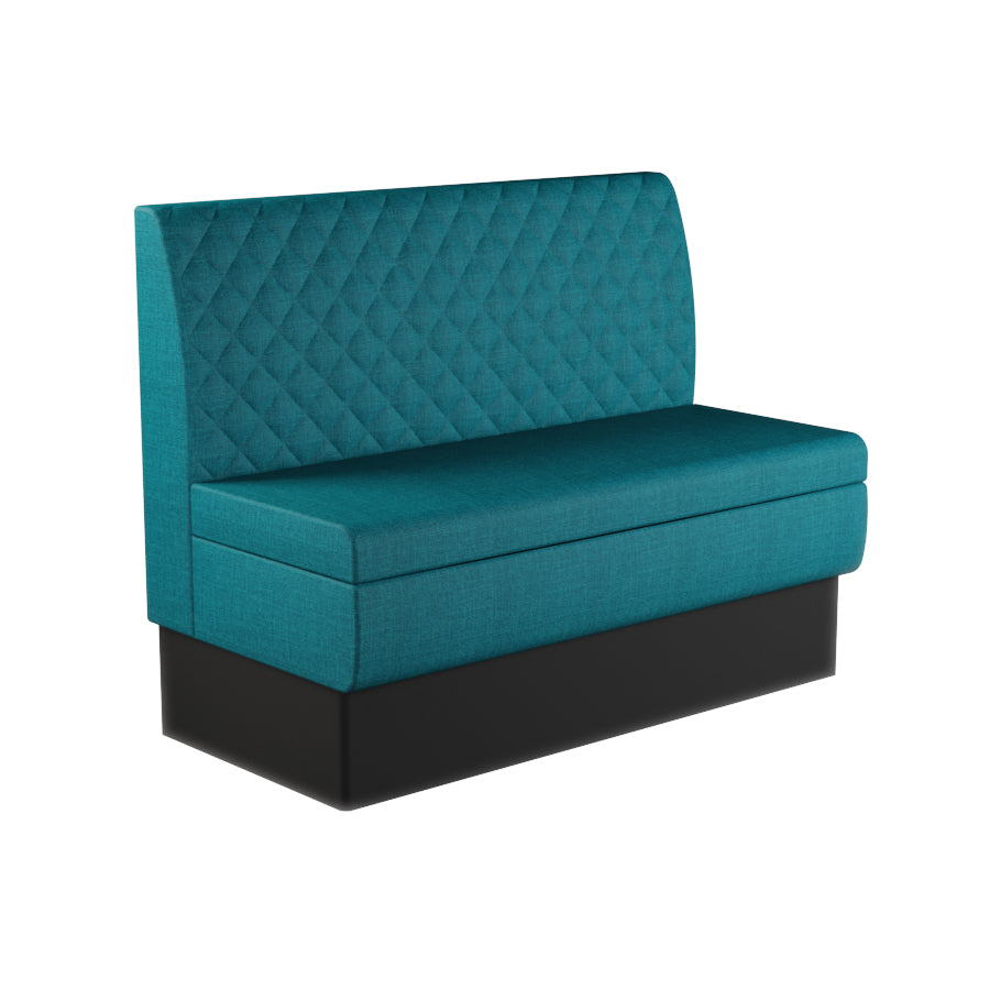 Quilted Straight Booth Seat - 1200mm Medium Unit