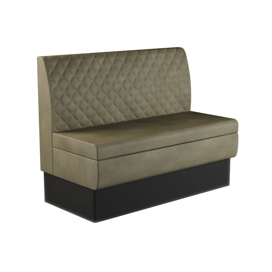 Quilted Straight Booth Seat - 1200mm Medium Unit