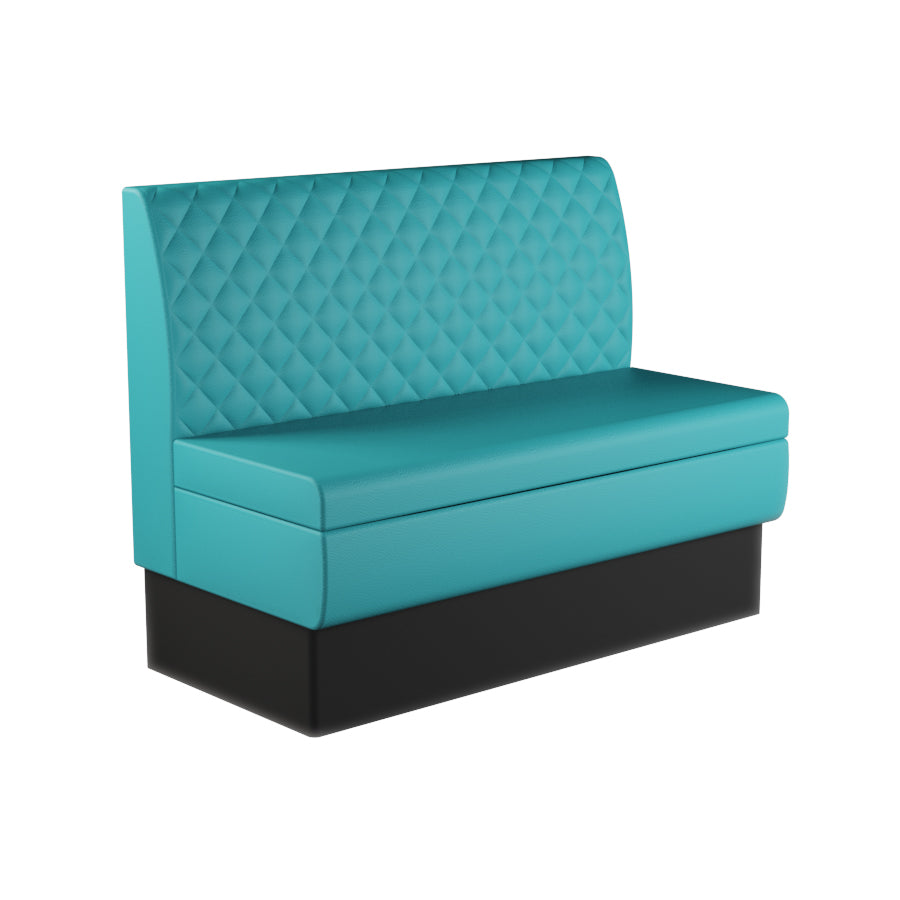 Quilted Straight Booth Seat - 1200mm Medium Unit