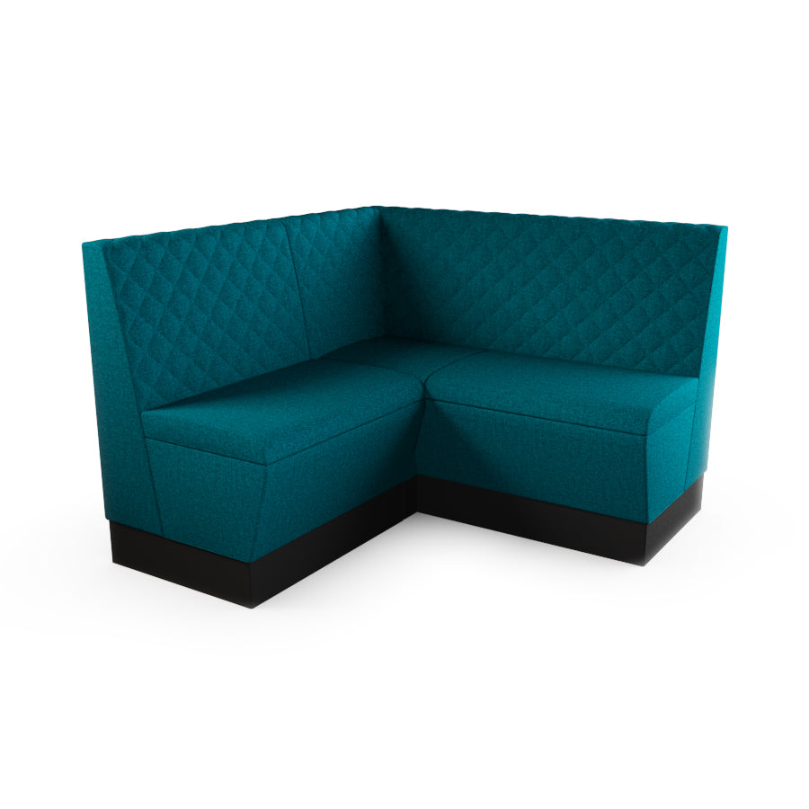 Small Corner Booth Set - Quilted Back