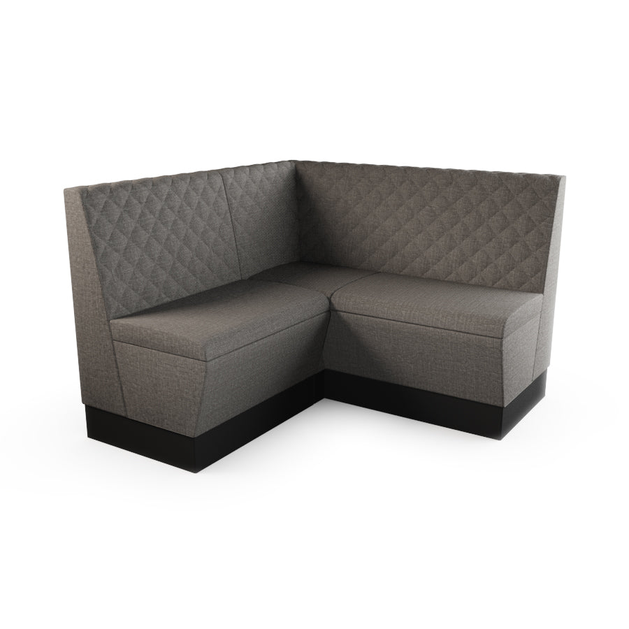 Small Corner Booth Set - Quilted Back