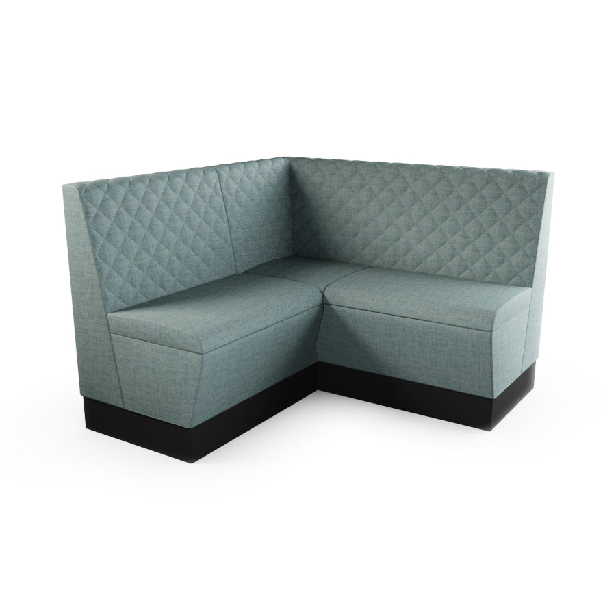 Small Corner Booth Set - Quilted Back