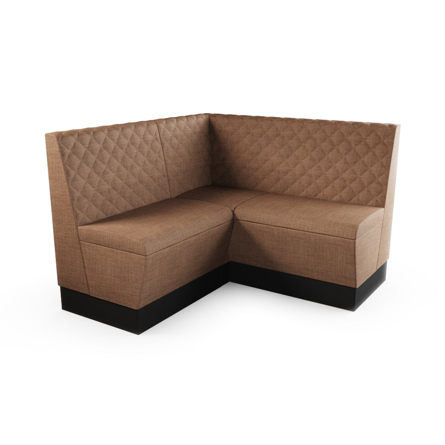 Small Corner Booth Set - Quilted Back