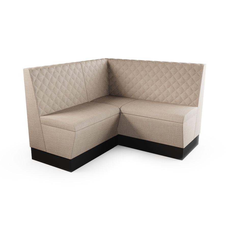 Small Corner Booth Set - Quilted Back