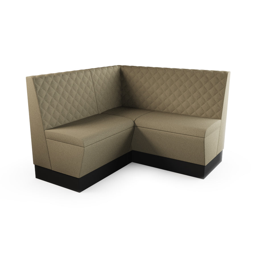 Small Corner Booth Set - Quilted Back