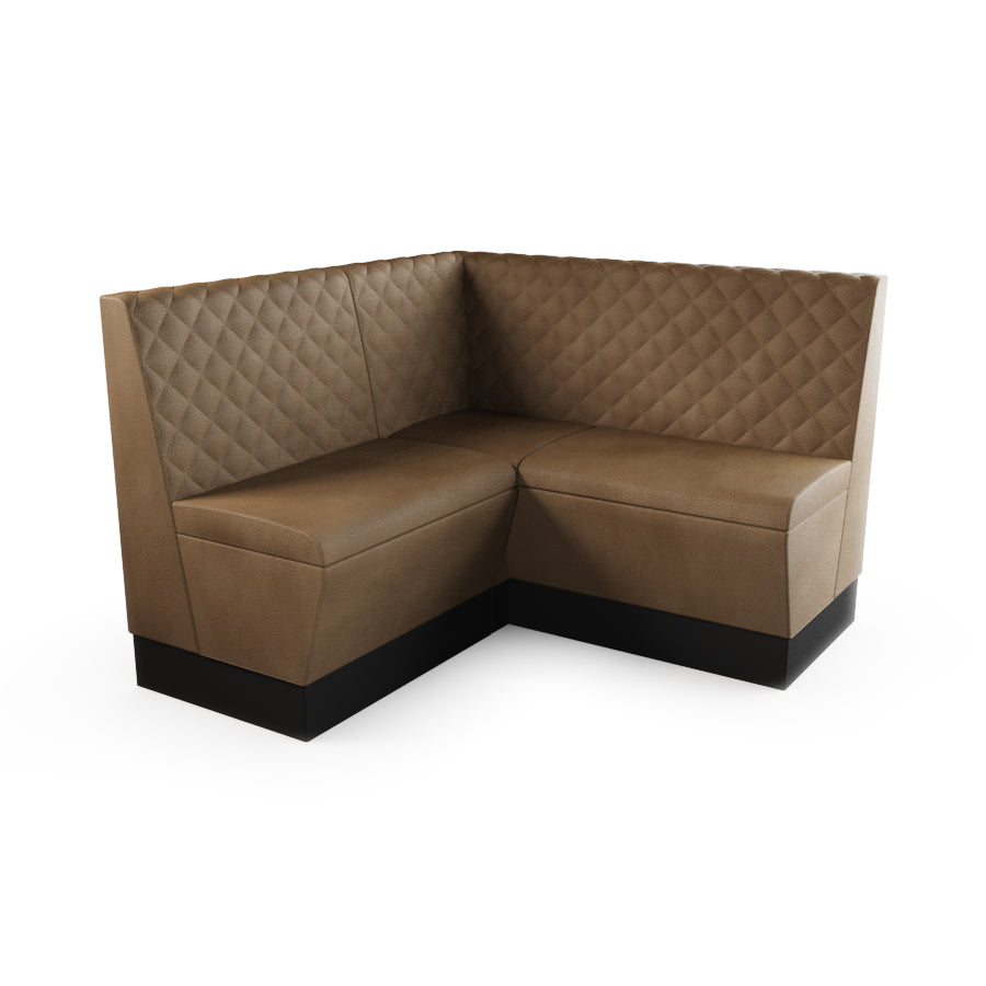 Small Corner Booth Set - Quilted Back