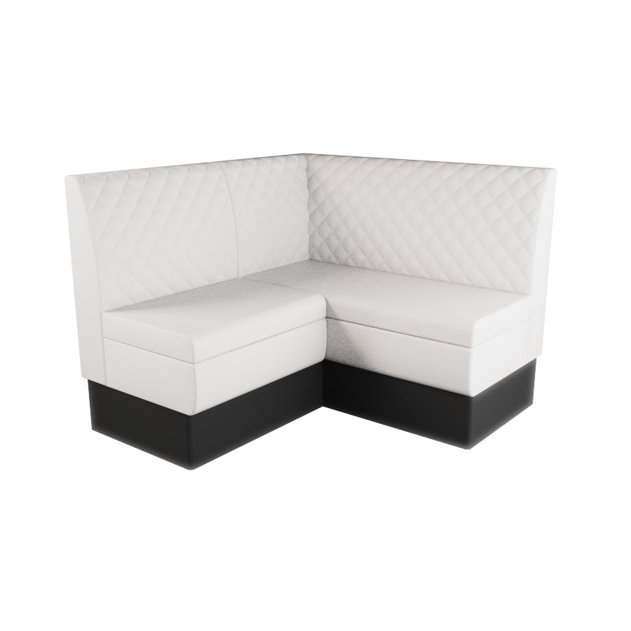 Small Corner Booth Set - Quilted Back
