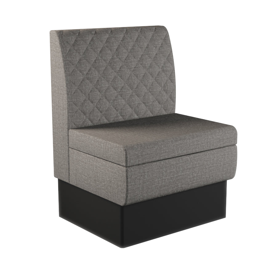 Quilted Straight Booth Seat - 700mm Small Unit