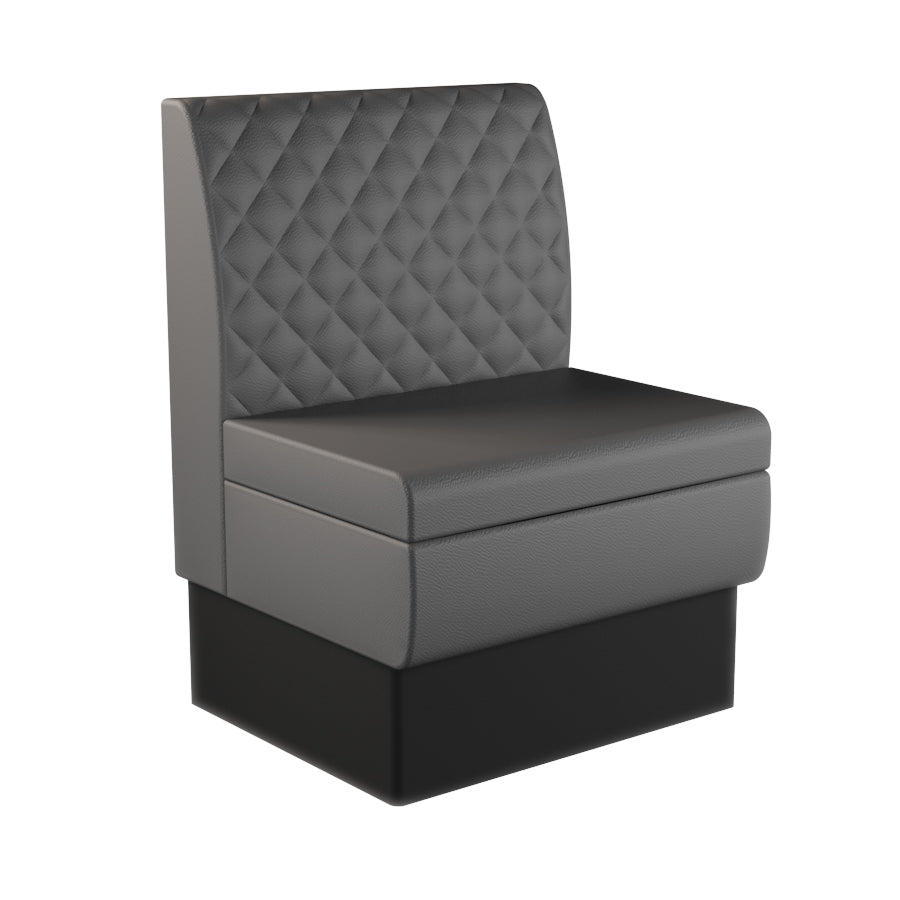 Quilted Straight Booth Seat - 700mm Small Unit