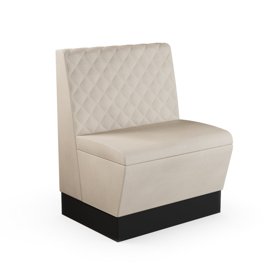Quilted Straight Booth Seat - 700mm Small Unit