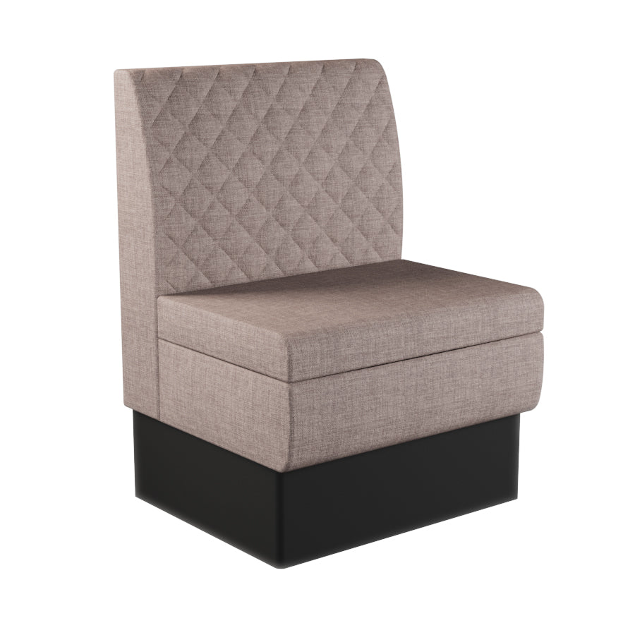 Quilted Straight Booth Seat - 700mm Small Unit