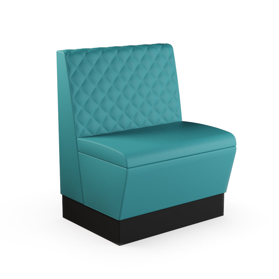Quilted Straight Booth Seat - 700mm Small Unit