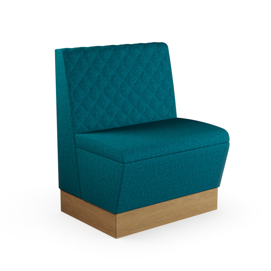 Quilted Straight Booth Seat - 700mm Small Unit