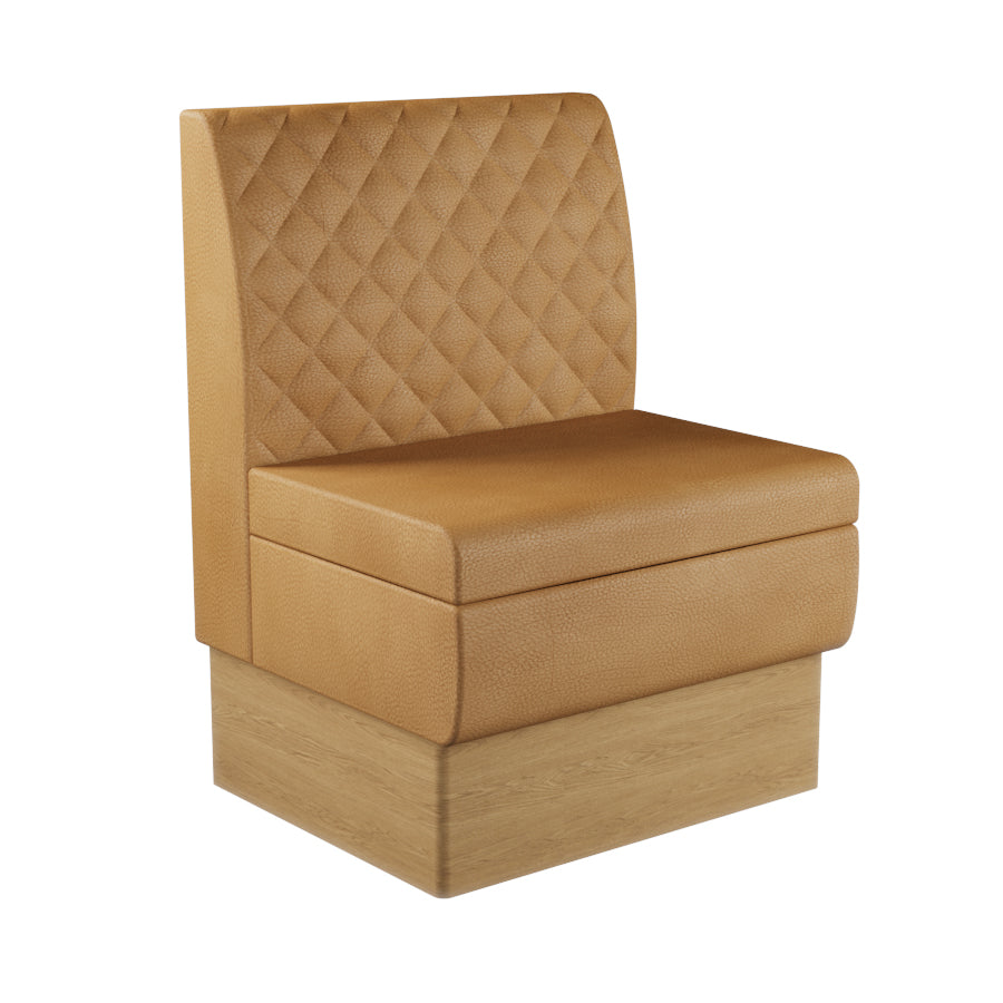 Quilted Straight Booth Seat - 700mm Small Unit