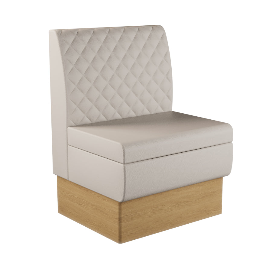Quilted Straight Booth Seat - 700mm Small Unit
