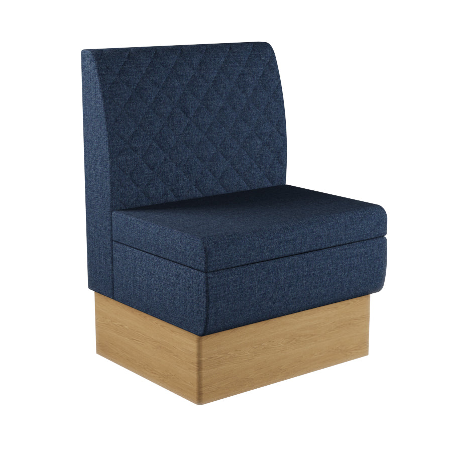Quilted Straight Booth Seat - 700mm Small Unit