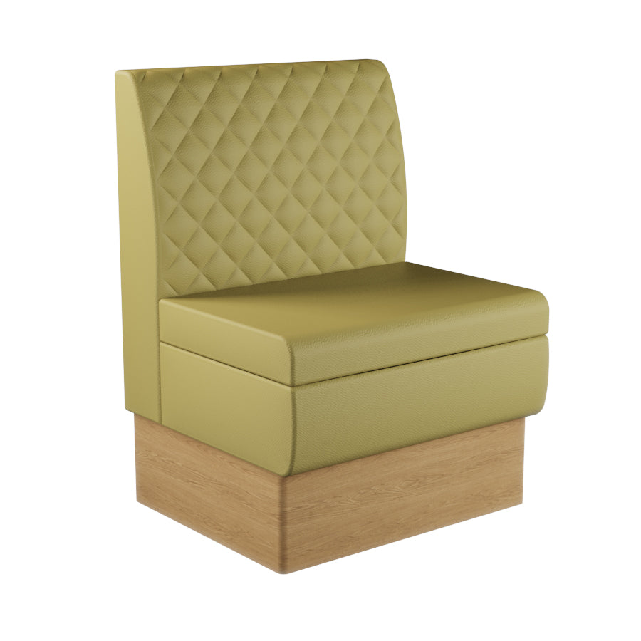 Quilted Straight Booth Seat - 700mm Small Unit