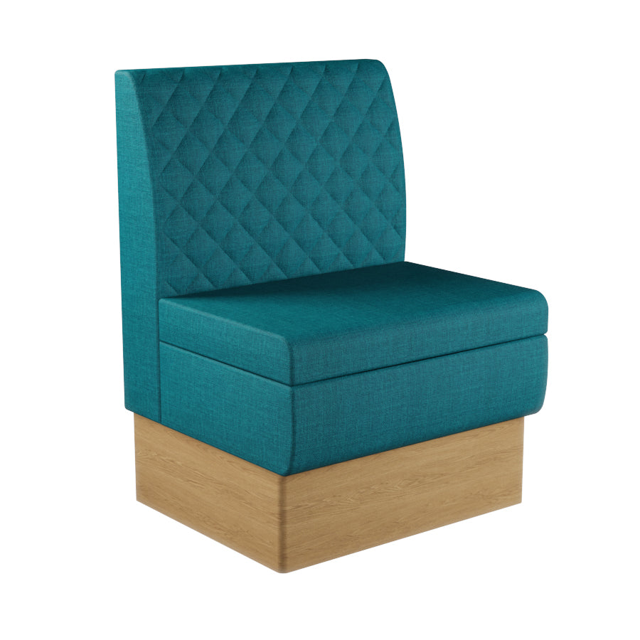 Quilted Straight Booth Seat - 700mm Small Unit