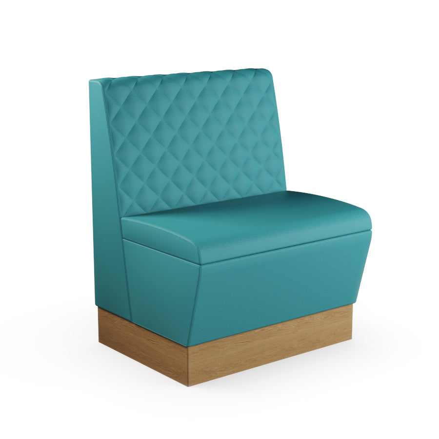 Quilted Straight Booth Seat - 700mm Small Unit