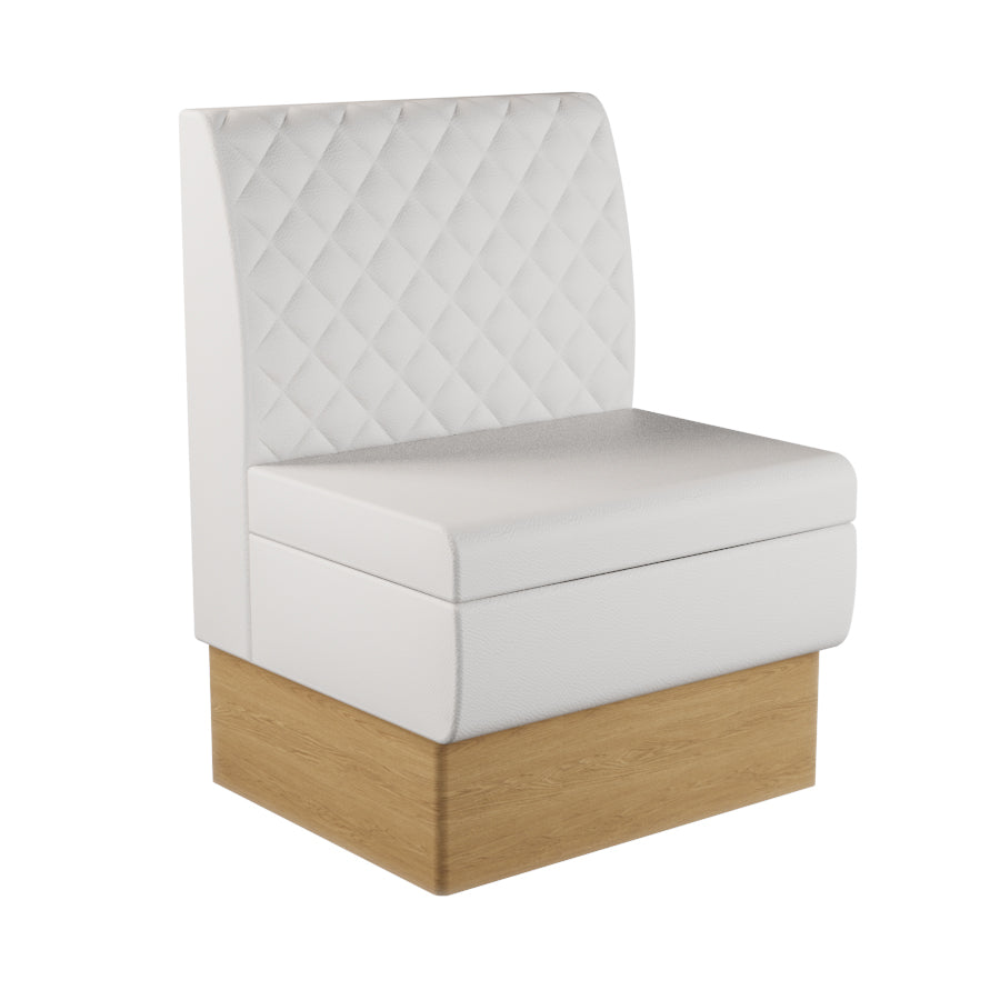Quilted Straight Booth Seat - 700mm Small Unit