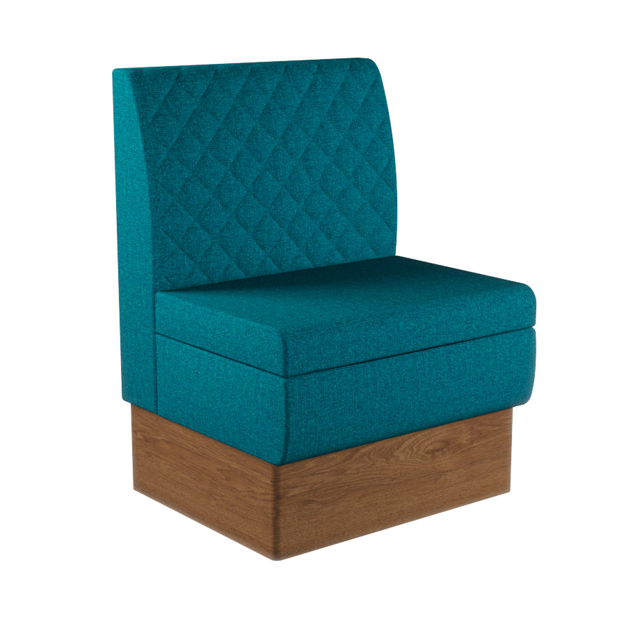 Quilted Straight Booth Seat - 700mm Small Unit