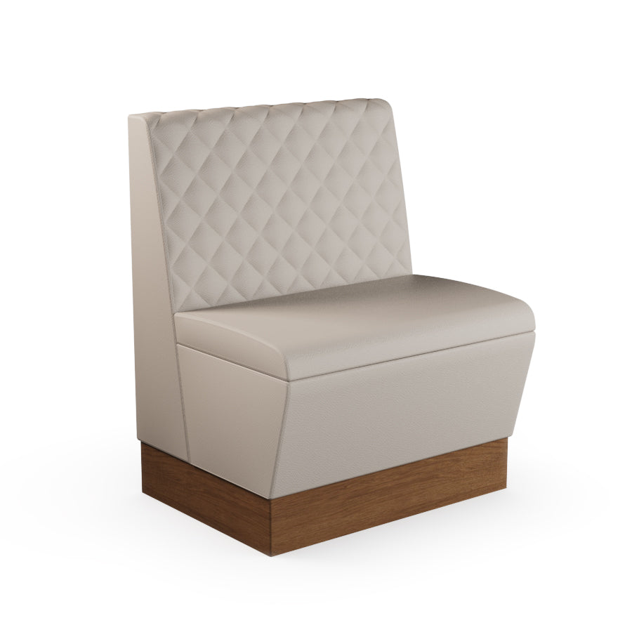 Quilted Straight Booth Seat - 700mm Small Unit