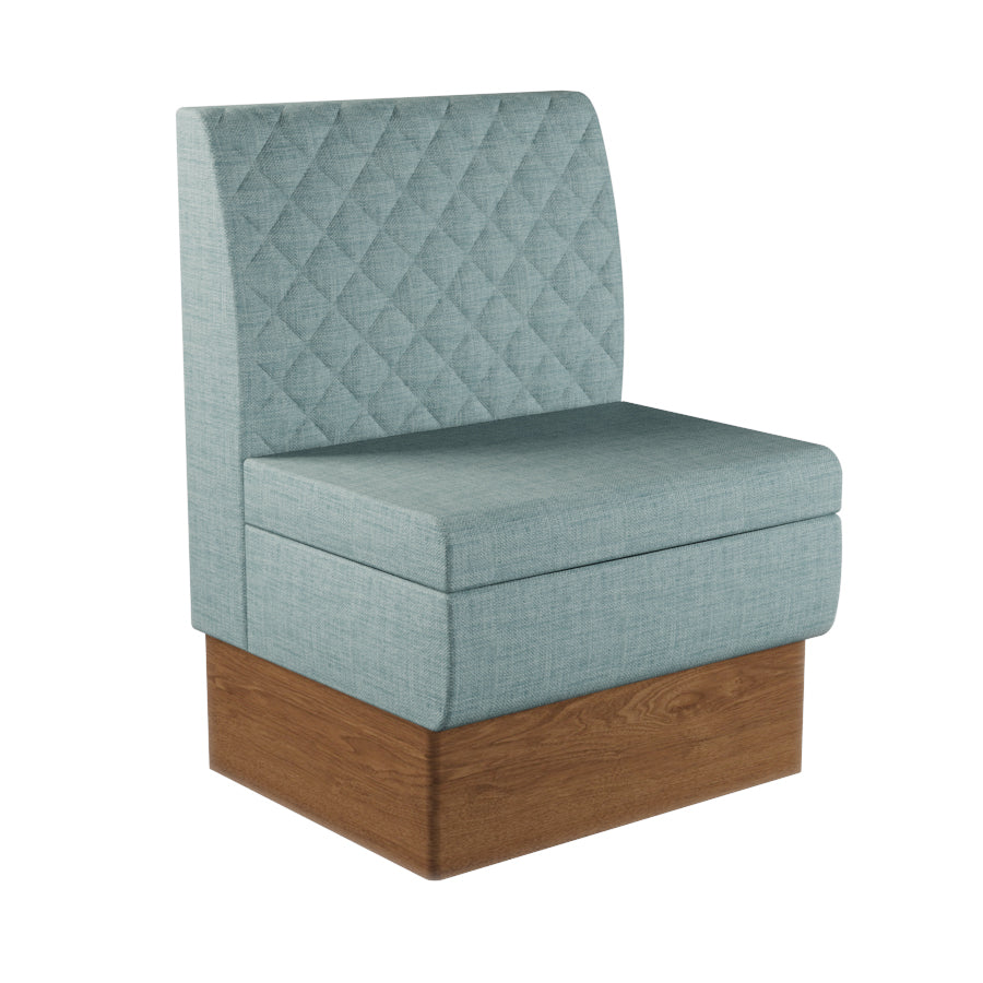 Quilted Straight Booth Seat - 700mm Small Unit