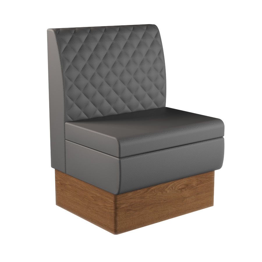 Quilted Straight Booth Seat - 700mm Small Unit