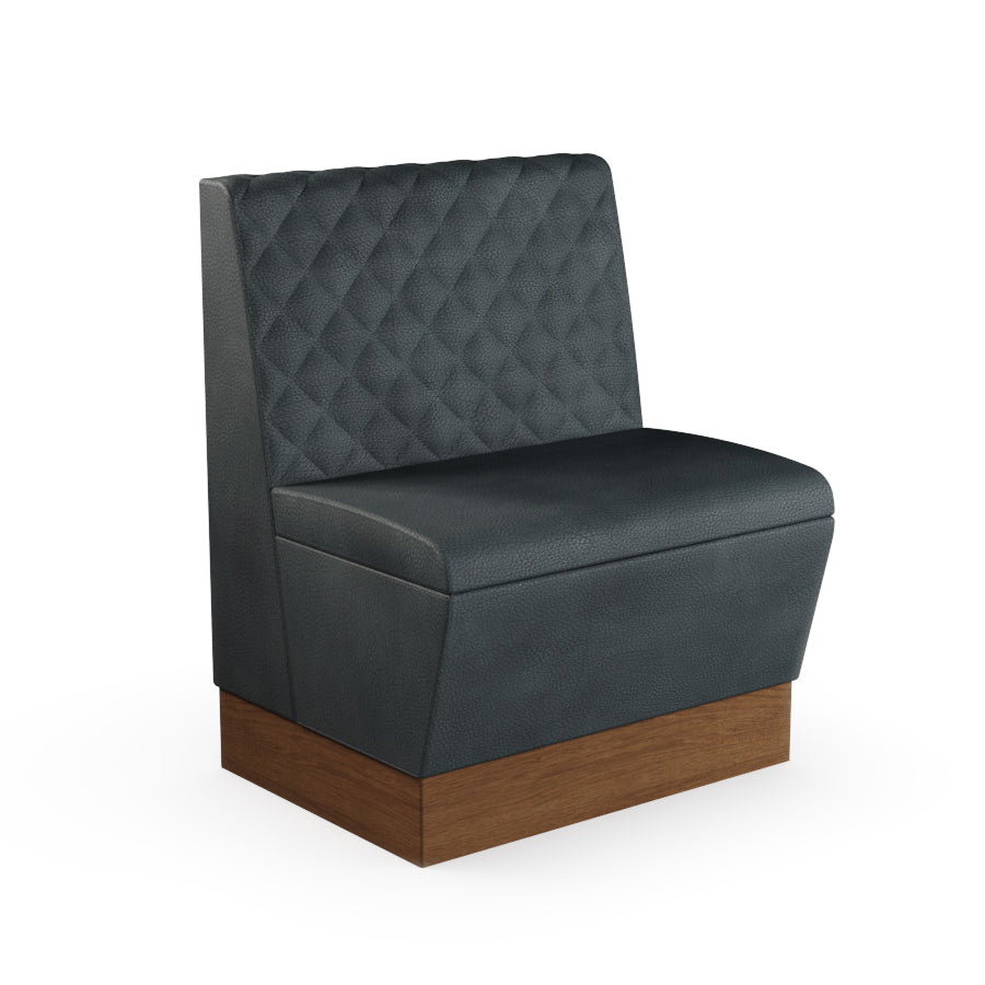 Quilted Straight Booth Seat - 700mm Small Unit