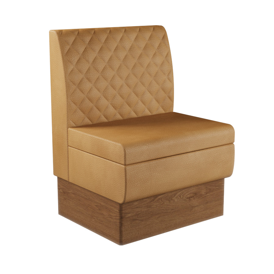 Quilted Straight Booth Seat - 700mm Small Unit