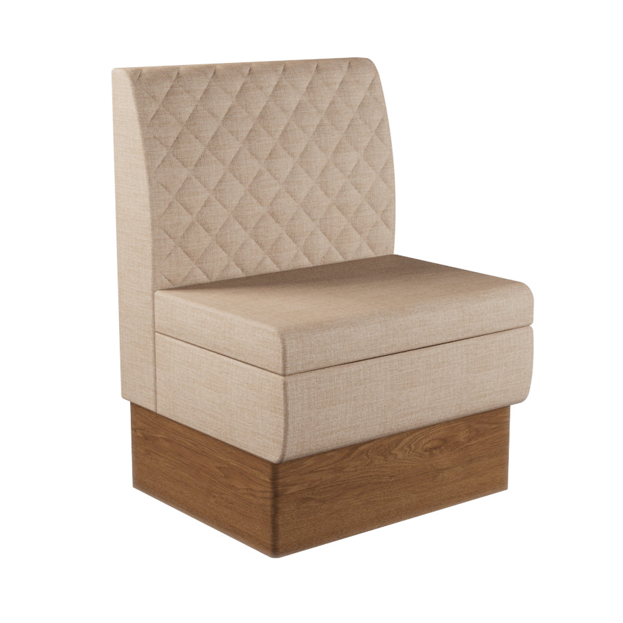 Quilted Straight Booth Seat - 700mm Small Unit